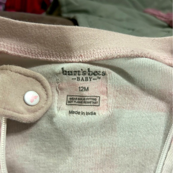 Burt’s Bees non slip sleeper Sz 12 months GUC - Picture 3 of 5
